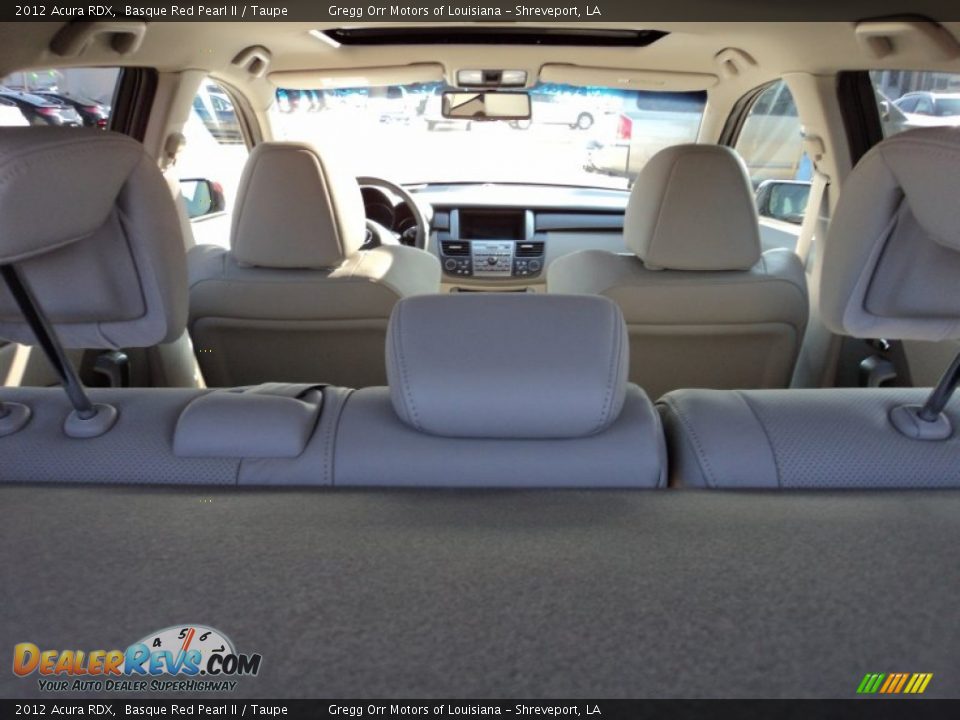 2012 Acura RDX Basque Red Pearl II / Taupe Photo #21