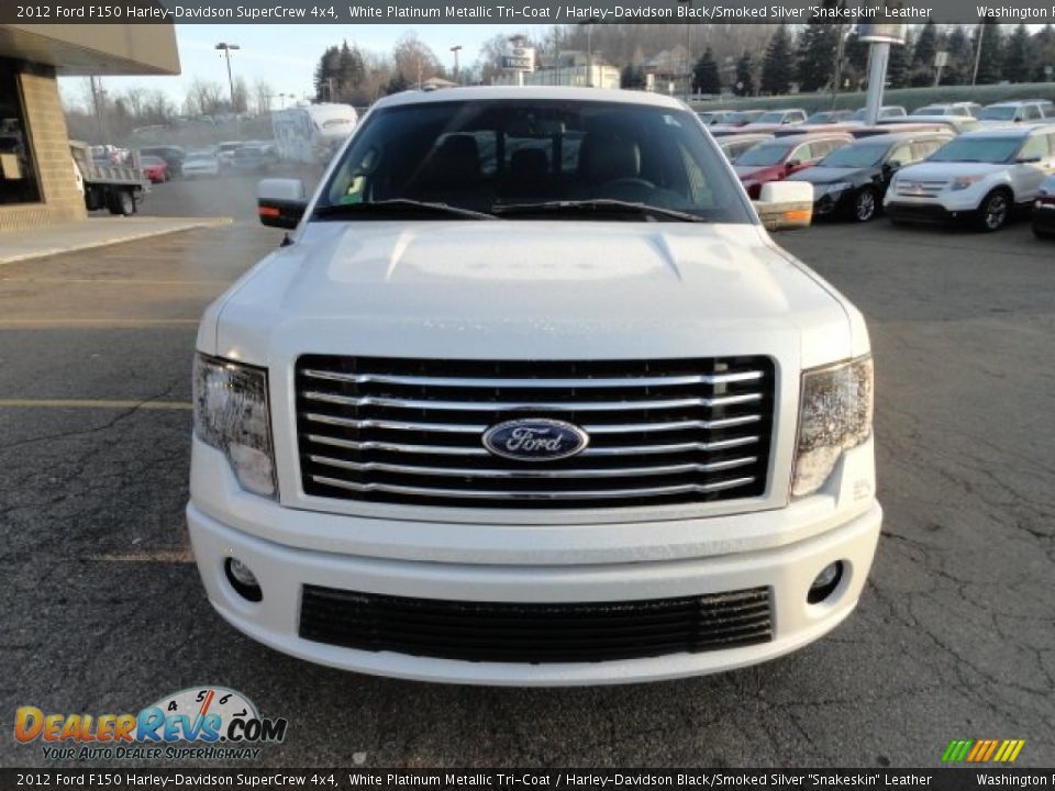 White Platinum Metallic Tri-Coat 2012 Ford F150 Harley-Davidson SuperCrew 4x4 Photo #7