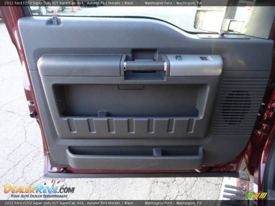 2012 Ford F250 Super Duty XLT SuperCab 4x4 Autumn Red Metallic / Black Photo #14
