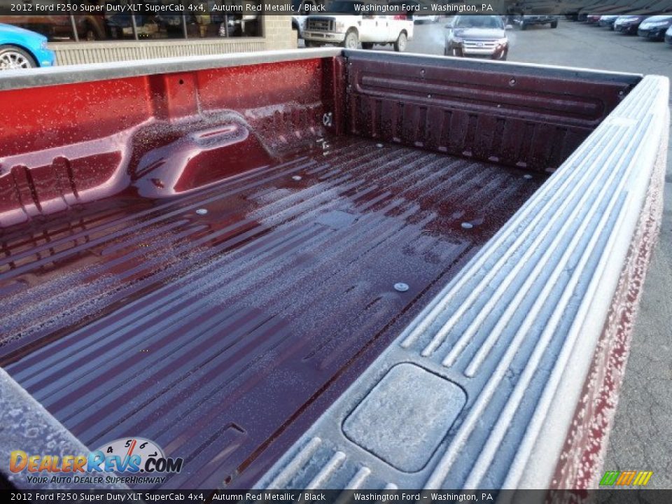 2012 Ford F250 Super Duty XLT SuperCab 4x4 Autumn Red Metallic / Black Photo #15