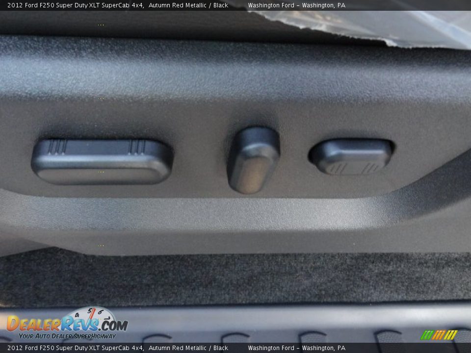 2012 Ford F250 Super Duty XLT SuperCab 4x4 Autumn Red Metallic / Black Photo #16