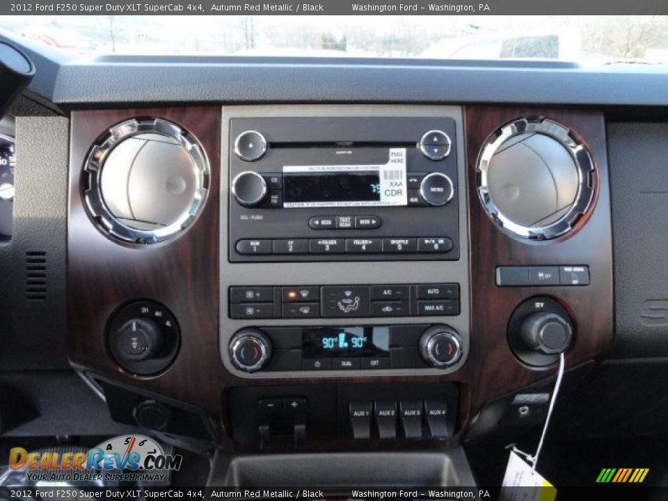 2012 Ford F250 Super Duty XLT SuperCab 4x4 Autumn Red Metallic / Black Photo #19
