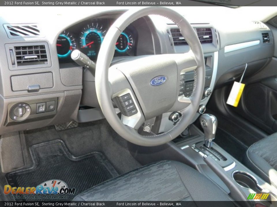 2012 Ford Fusion SE Sterling Grey Metallic / Charcoal Black Photo #6