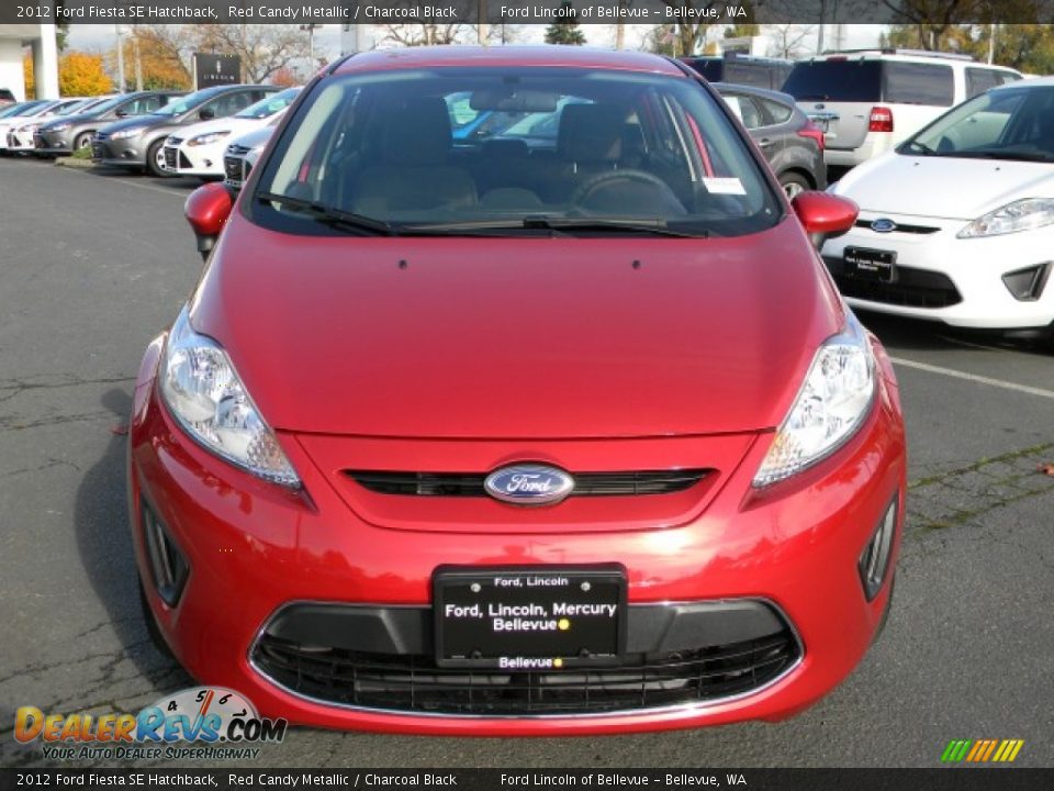 2012 Ford Fiesta SE Hatchback Red Candy Metallic / Charcoal Black Photo #2
