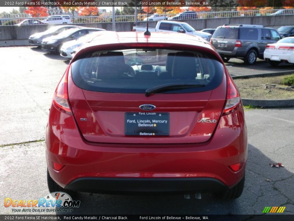 2012 Ford Fiesta SE Hatchback Red Candy Metallic / Charcoal Black Photo #4