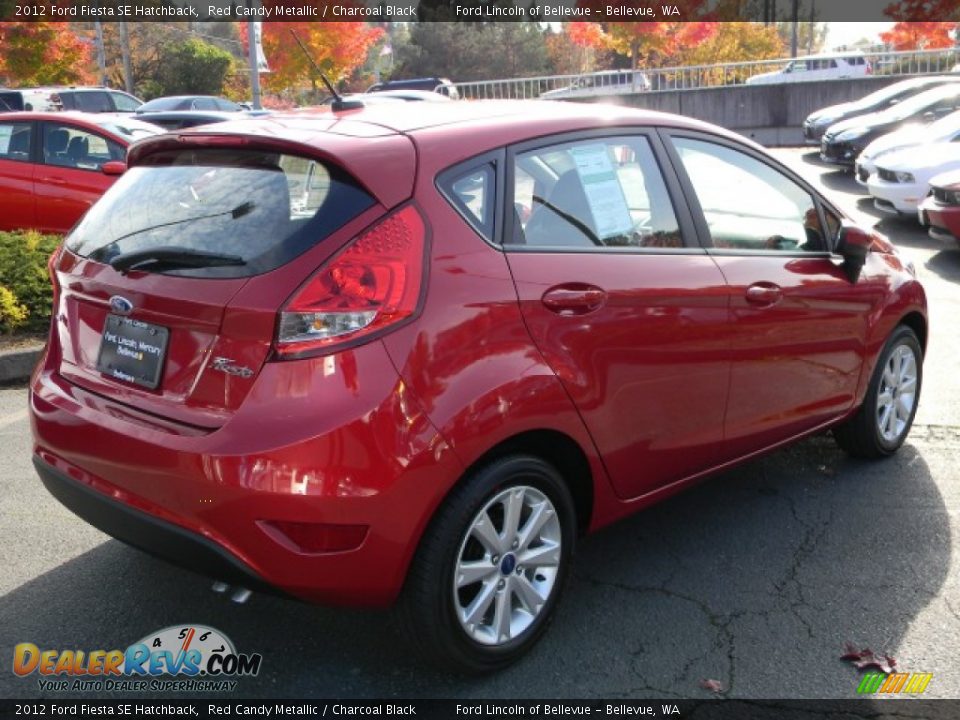 2012 Ford Fiesta SE Hatchback Red Candy Metallic / Charcoal Black Photo