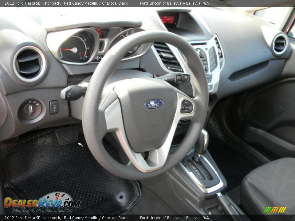 2012 Ford Fiesta SE Hatchback Red Candy Metallic / Charcoal Black Photo #6
