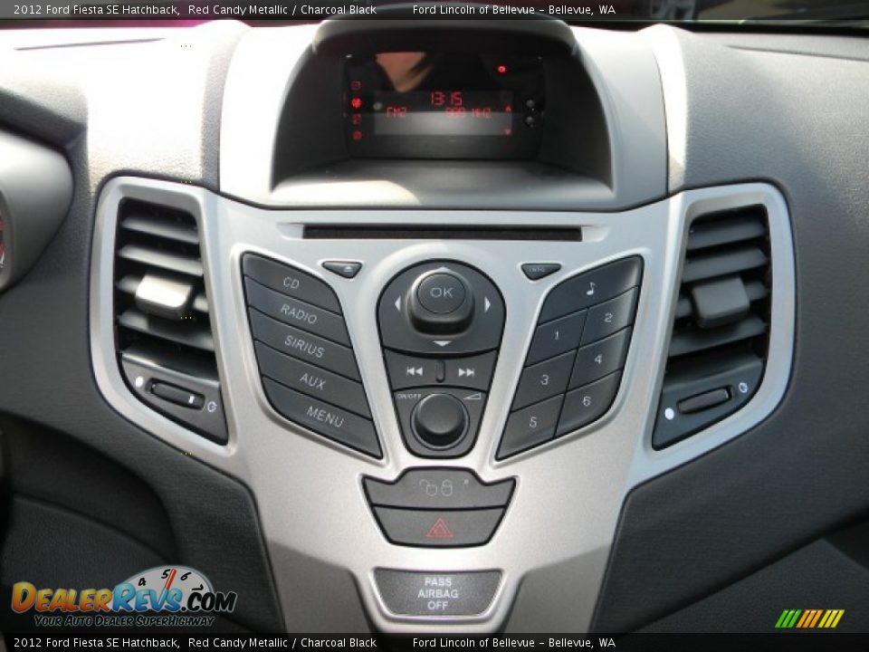 2012 Ford Fiesta SE Hatchback Red Candy Metallic / Charcoal Black Photo #9
