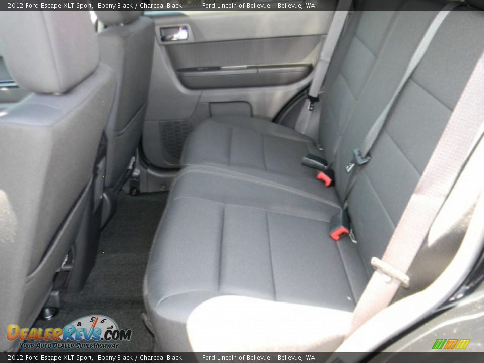 2012 Ford Escape XLT Sport Ebony Black / Charcoal Black Photo #8