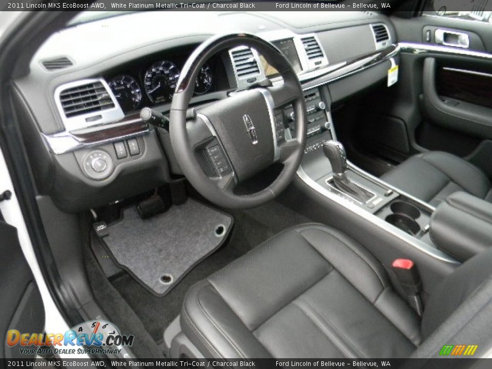 Charcoal Black Interior - 2011 Lincoln MKS EcoBoost AWD Photo #6