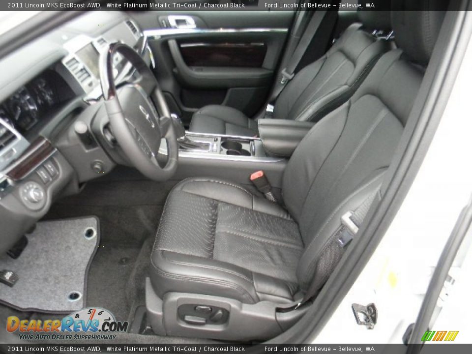 Charcoal Black Interior - 2011 Lincoln MKS EcoBoost AWD Photo #7