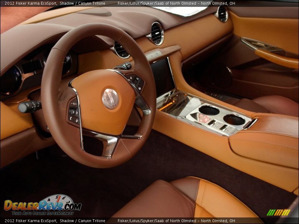 Canyon Tritone Interior 2012 Fisker Karma Ecosport Photo