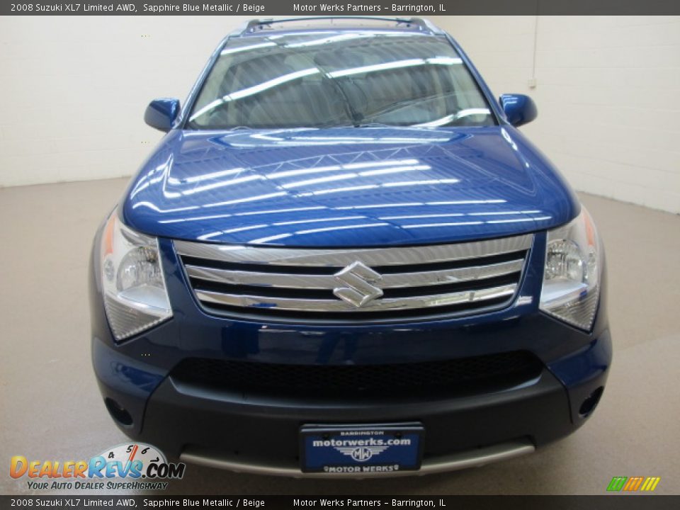 2008 Suzuki XL7 Limited AWD Sapphire Blue Metallic / Beige Photo #2