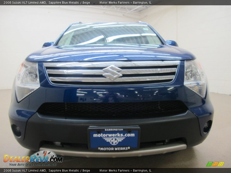 2008 Suzuki XL7 Limited AWD Sapphire Blue Metallic / Beige Photo #3