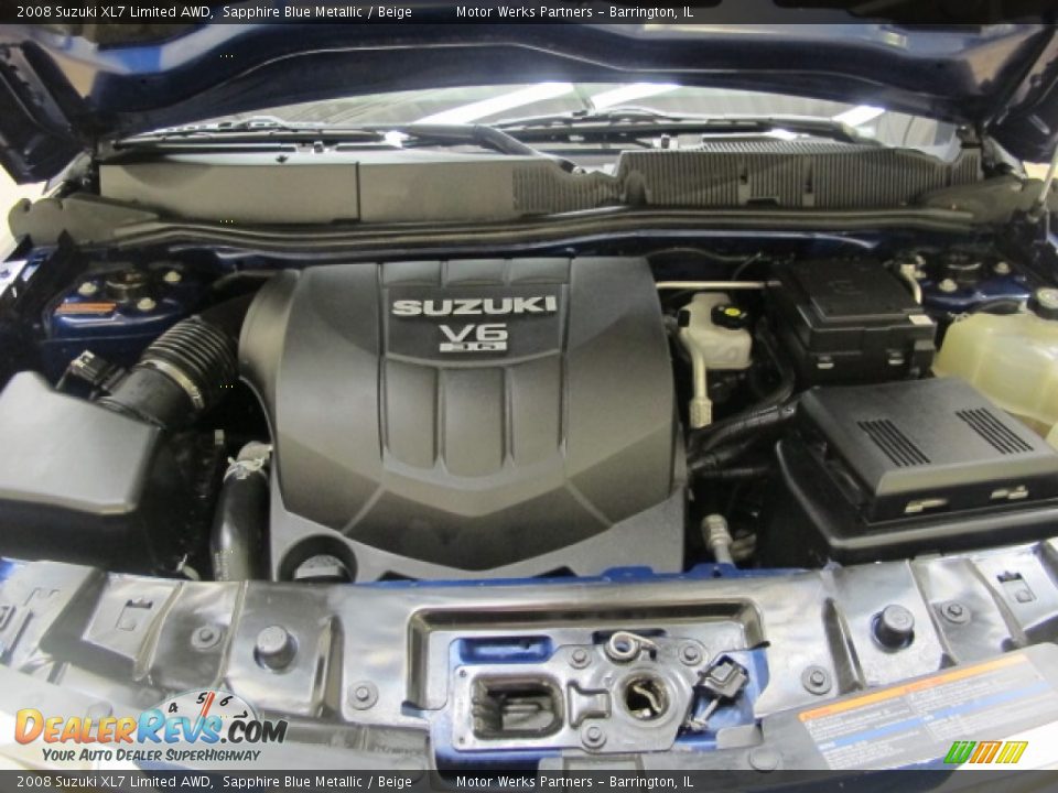 2008 Suzuki XL7 Limited AWD Sapphire Blue Metallic / Beige Photo #11