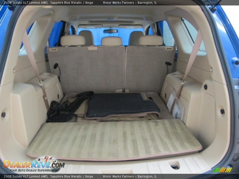 2008 Suzuki XL7 Limited AWD Sapphire Blue Metallic / Beige Photo #12