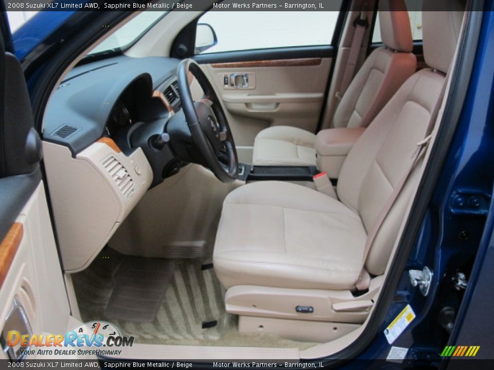 Beige Interior - 2008 Suzuki XL7 Limited AWD Photo #18