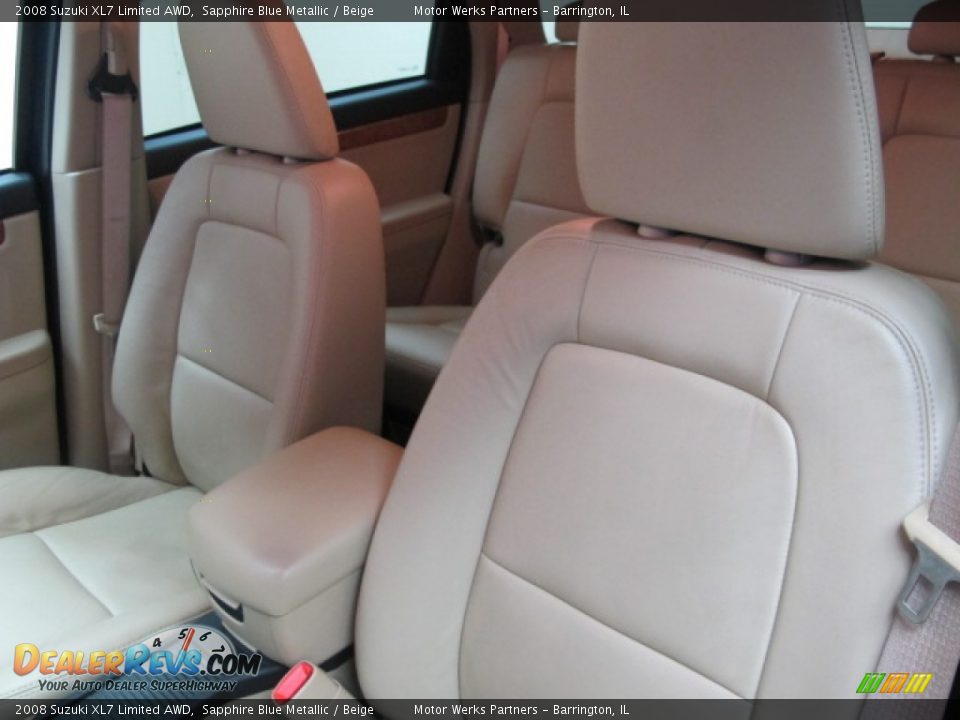 2008 Suzuki XL7 Limited AWD Sapphire Blue Metallic / Beige Photo #19
