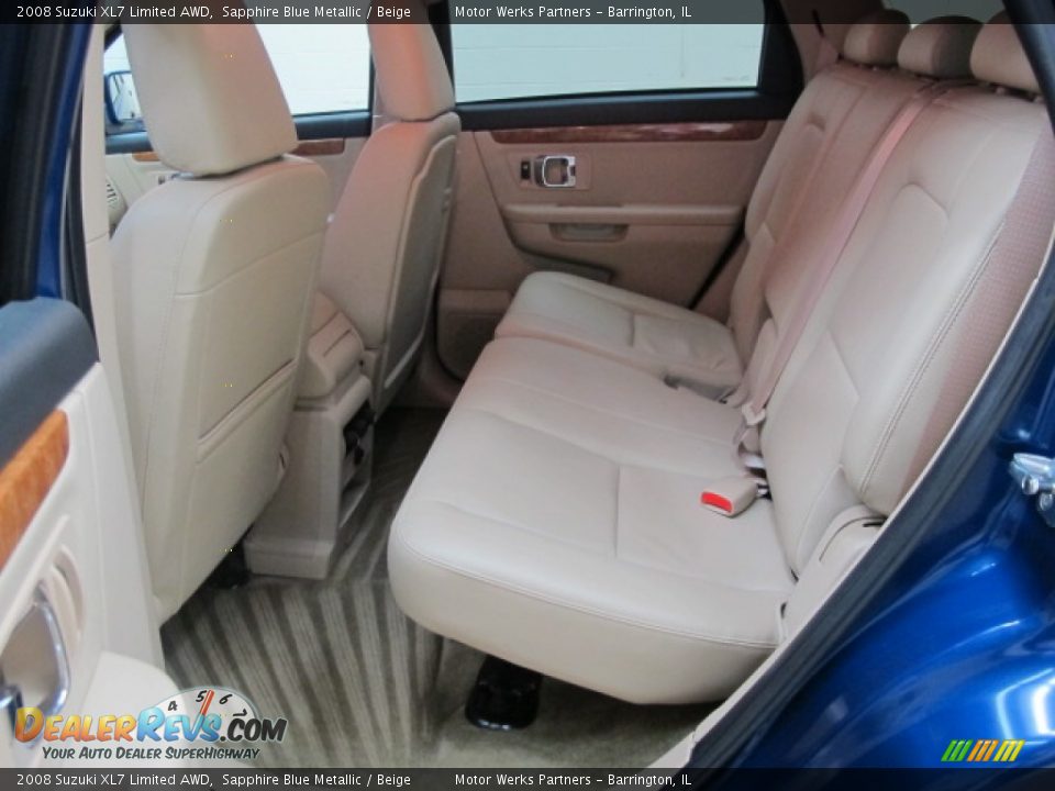 Beige Interior - 2008 Suzuki XL7 Limited AWD Photo #20