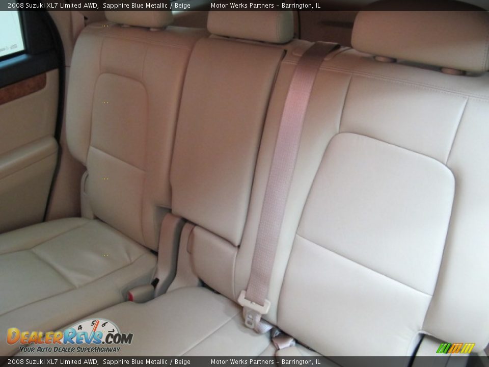 2008 Suzuki XL7 Limited AWD Sapphire Blue Metallic / Beige Photo #21