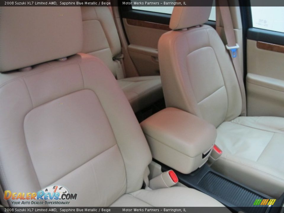2008 Suzuki XL7 Limited AWD Sapphire Blue Metallic / Beige Photo #25