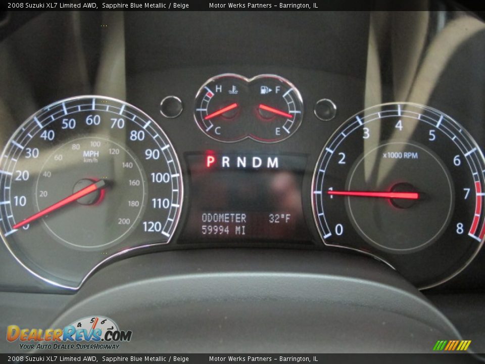 2008 Suzuki XL7 Limited AWD Gauges Photo #29
