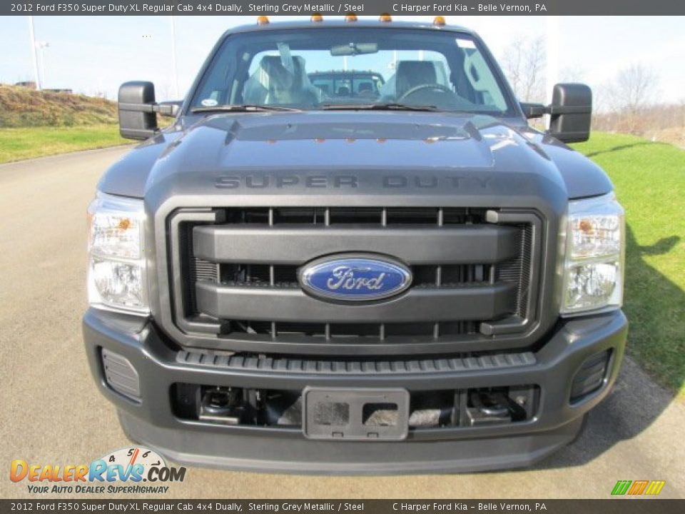 Sterling Grey Metallic 2012 Ford F350 Super Duty XL Regular Cab 4x4 Dually Photo #9