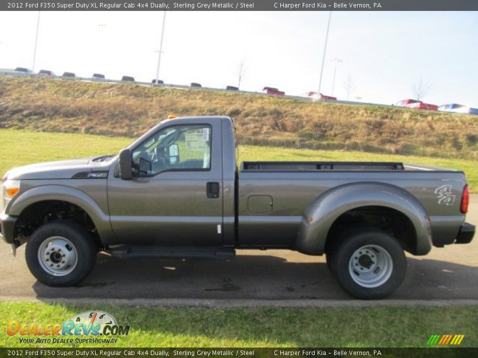 Sterling Grey Metallic 2012 Ford F350 Super Duty XL Regular Cab 4x4 Dually Photo #11