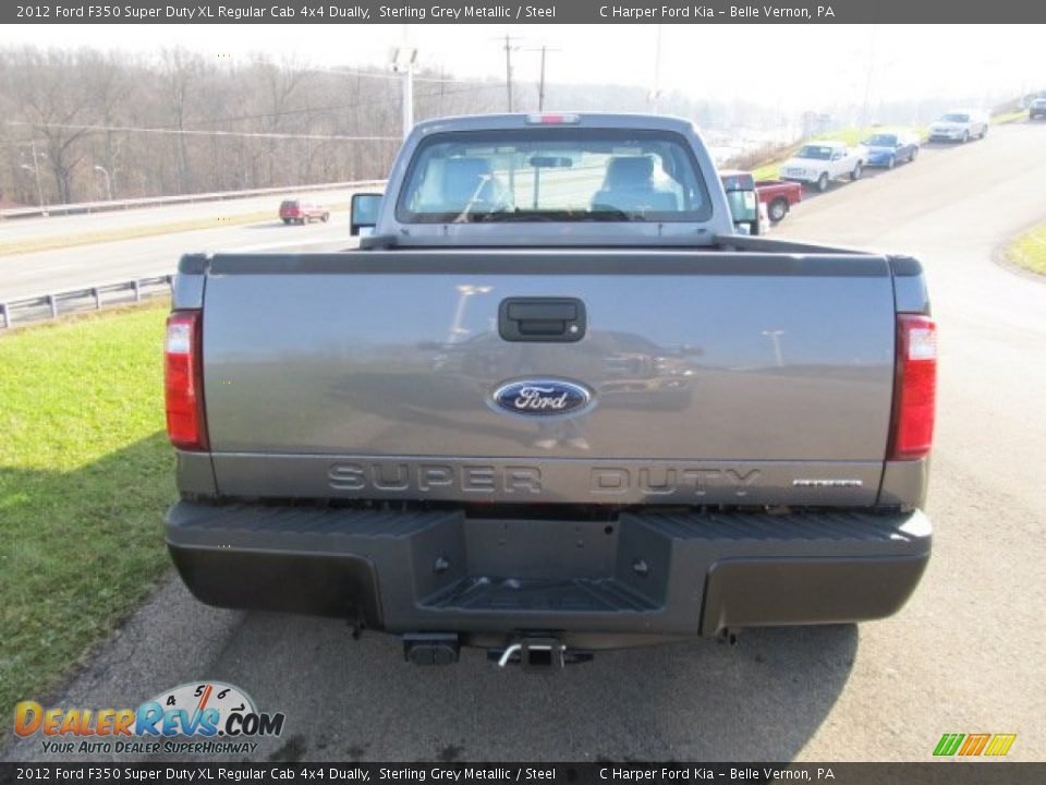 2012 Ford F350 Super Duty XL Regular Cab 4x4 Dually Sterling Grey Metallic / Steel Photo #13