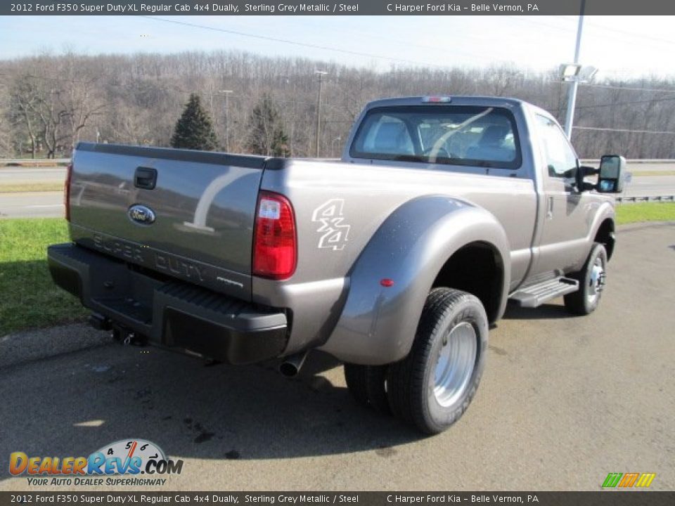 2012 Ford F350 Super Duty XL Regular Cab 4x4 Dually Sterling Grey Metallic / Steel Photo #14