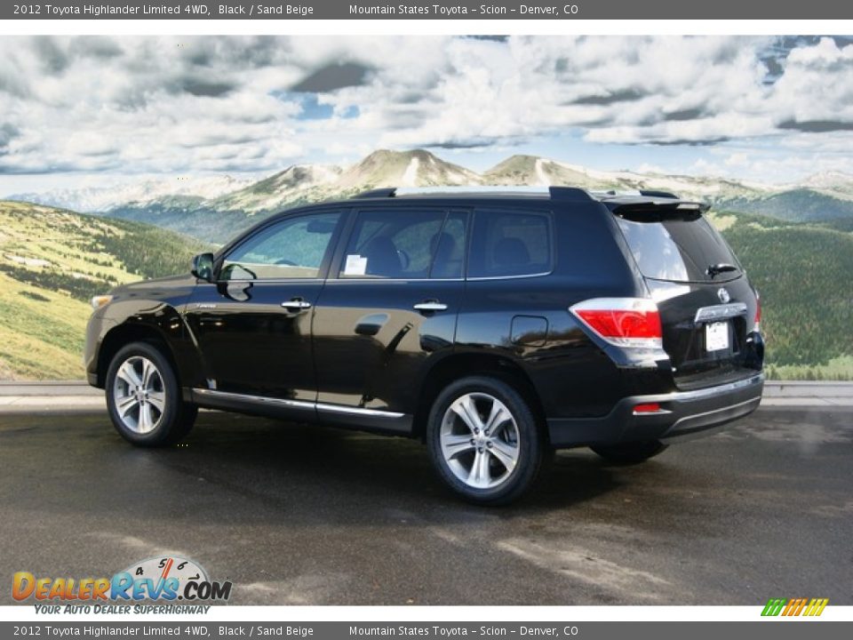 2012 toyota highlander limited black #6