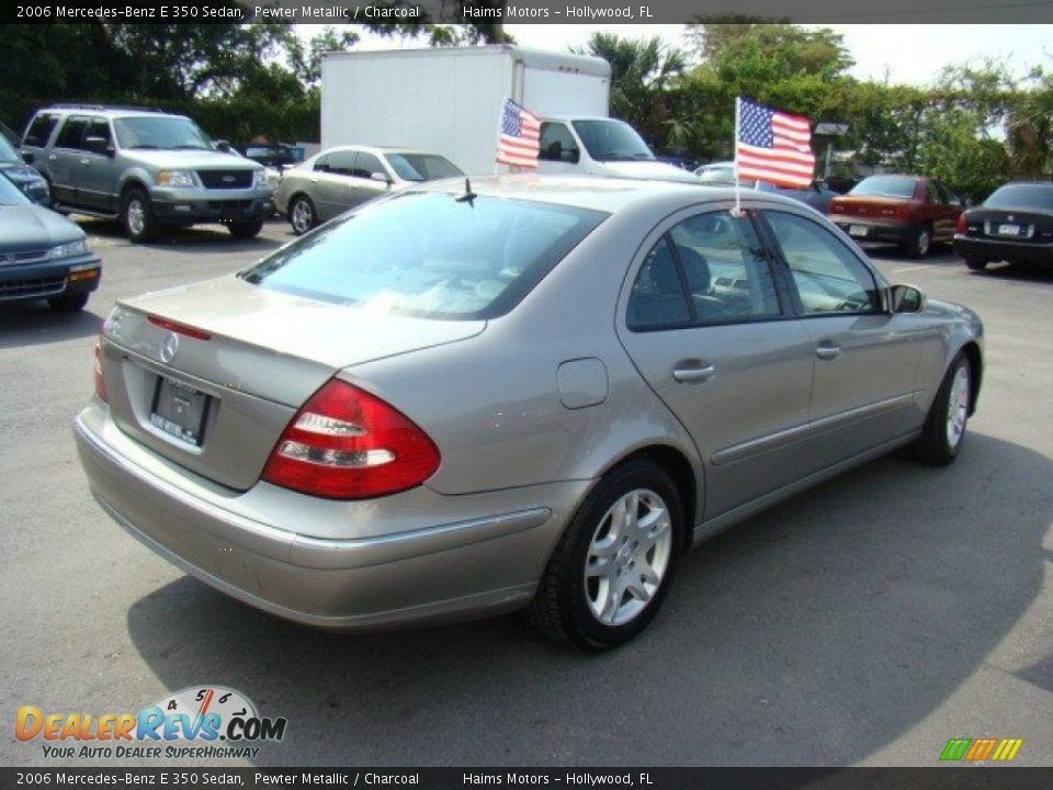 2006 Mercedes-Benz E 350 Sedan Pewter Metallic / Charcoal Photo #5