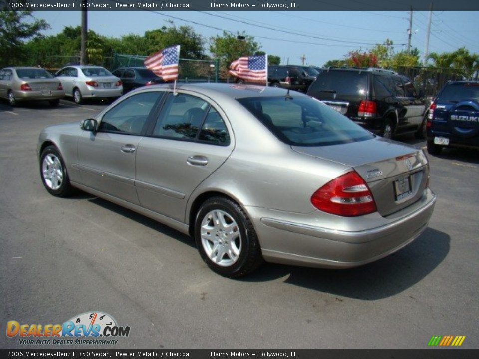 2006 Mercedes-Benz E 350 Sedan Pewter Metallic / Charcoal Photo #7