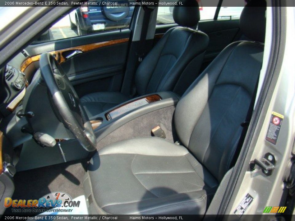Charcoal Interior - 2006 Mercedes-Benz E 350 Sedan Photo #10