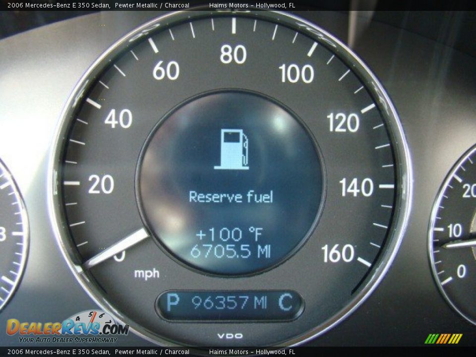 2006 Mercedes-Benz E 350 Sedan Pewter Metallic / Charcoal Photo #15