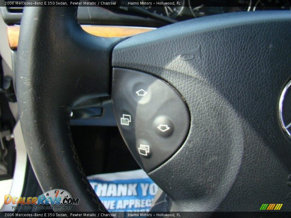 2006 Mercedes-Benz E 350 Sedan Pewter Metallic / Charcoal Photo #18