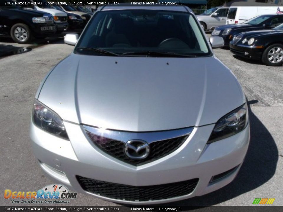 2007 Mazda MAZDA3 i Sport Sedan Sunlight Silver Metallic / Black Photo #2