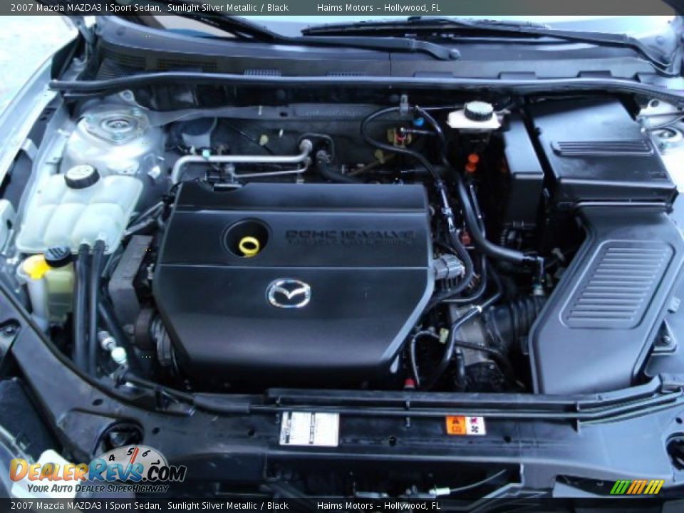 2007 Mazda MAZDA3 i Sport Sedan Sunlight Silver Metallic / Black Photo #19