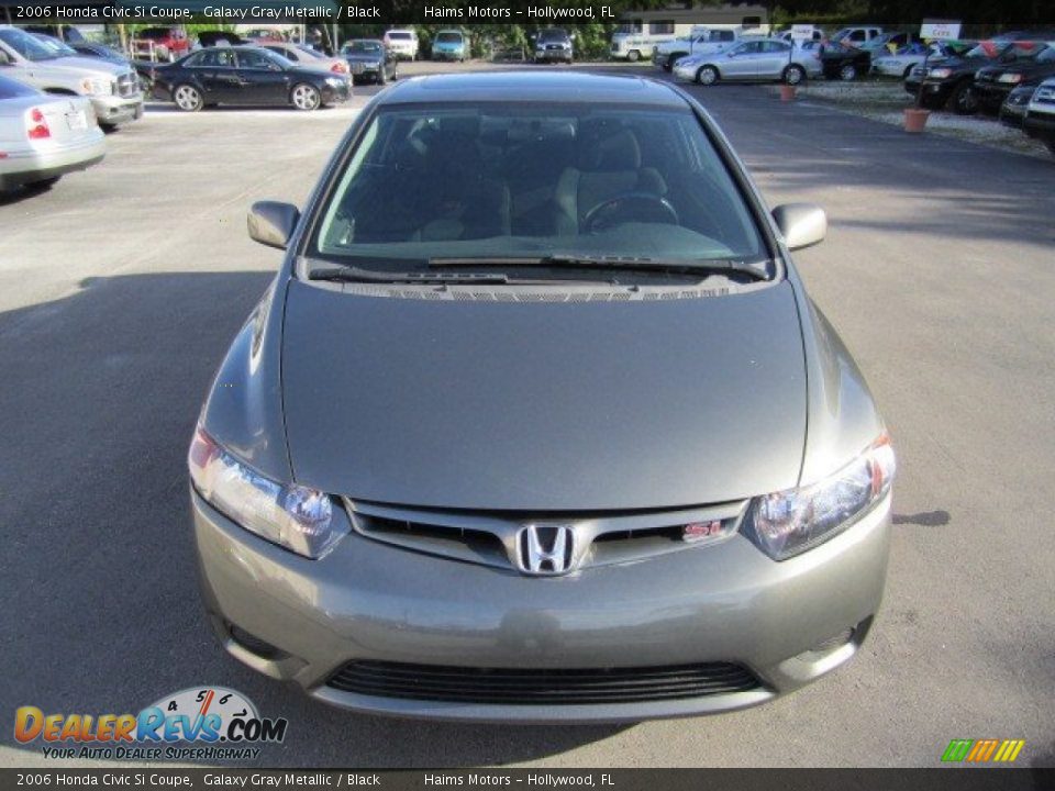 2006 Honda Civic Si Coupe Galaxy Gray Metallic / Black Photo #2