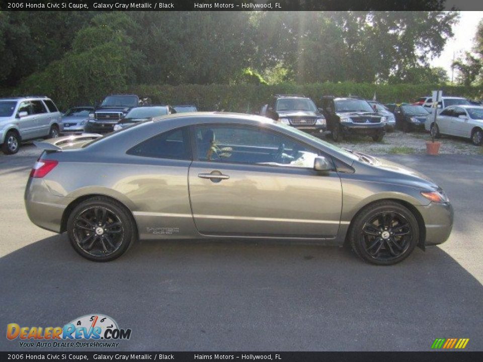 2006 Honda Civic Si Coupe Galaxy Gray Metallic / Black Photo #4