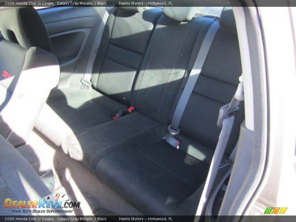 2006 Honda Civic Si Coupe Galaxy Gray Metallic / Black Photo #11