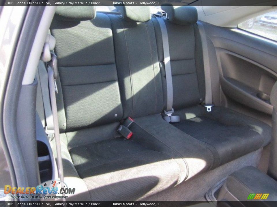 2006 Honda Civic Si Coupe Galaxy Gray Metallic / Black Photo #12
