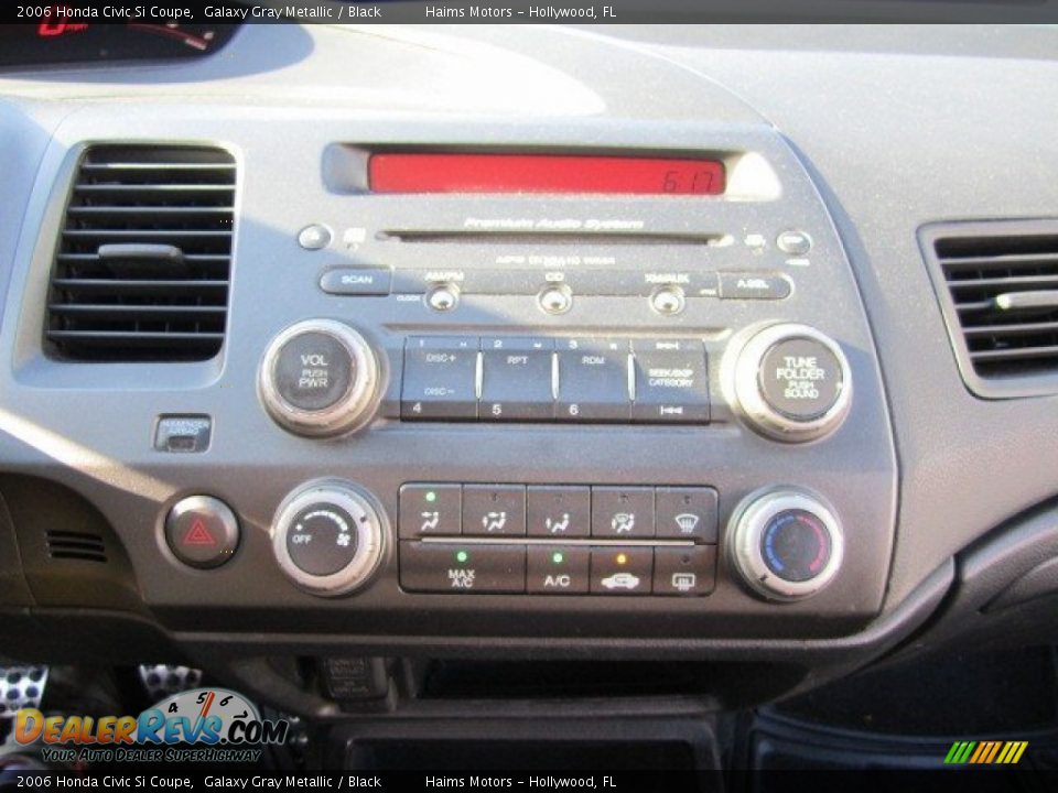 2006 Honda Civic Si Coupe Galaxy Gray Metallic / Black Photo #15