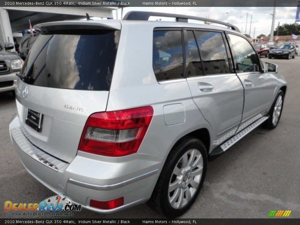 2010 Mercedes-Benz GLK 350 4Matic Iridium Silver Metallic / Black Photo #4