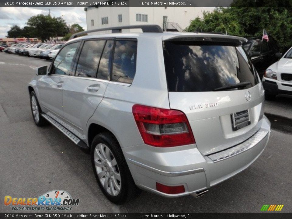 2010 Mercedes-Benz GLK 350 4Matic Iridium Silver Metallic / Black Photo #6