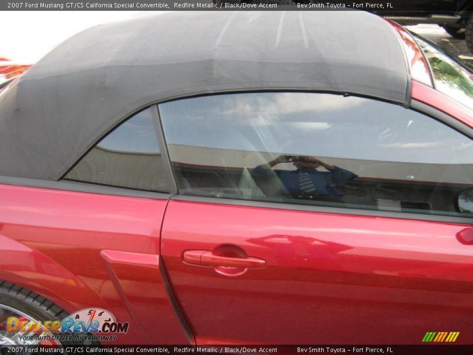 2007 Ford Mustang GT/CS California Special Convertible Redfire Metallic / Black/Dove Accent Photo #18