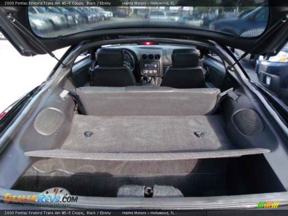 2000 Pontiac Firebird Trans Am WS-6 Coupe Black / Ebony Photo #10