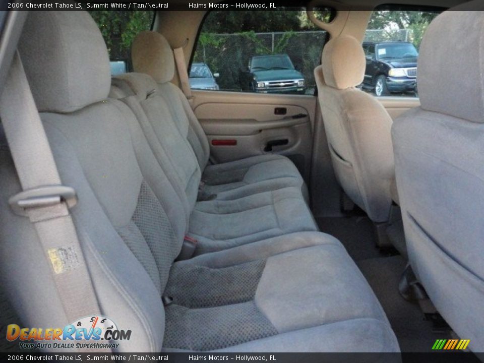 2006 Chevrolet Tahoe LS Summit White / Tan/Neutral Photo #11