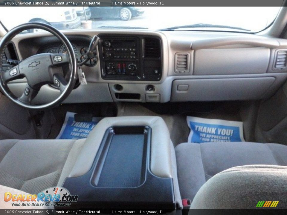 2006 Chevrolet Tahoe LS Summit White / Tan/Neutral Photo #12