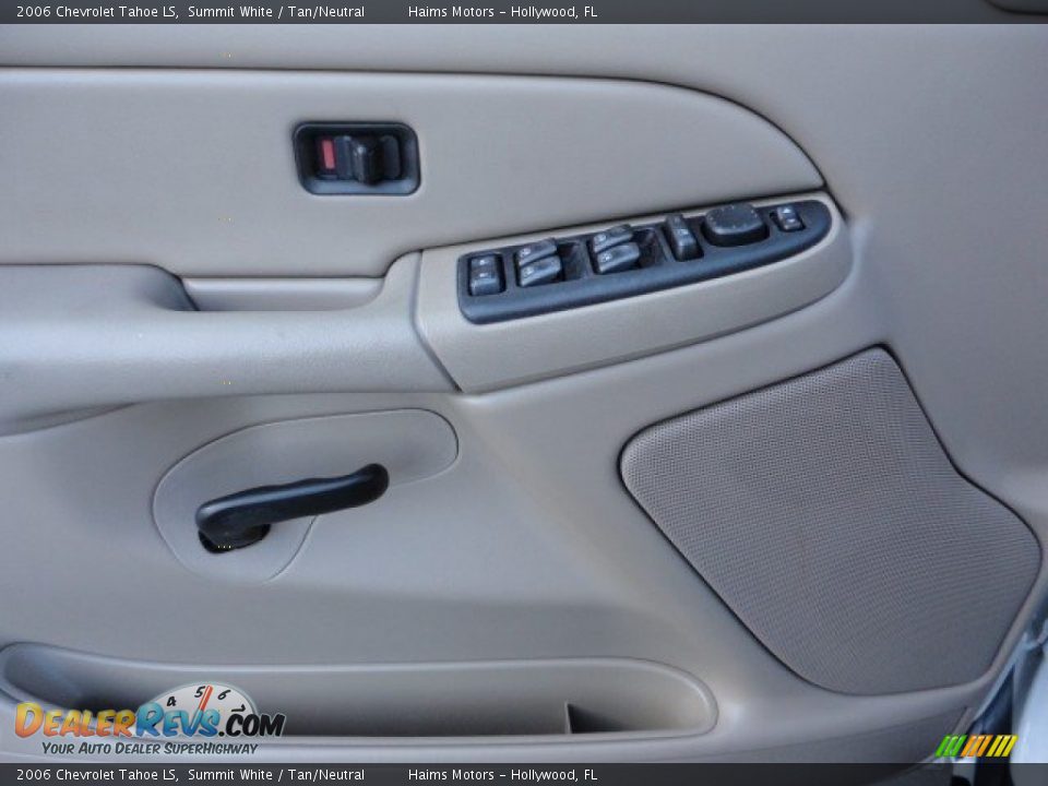 2006 Chevrolet Tahoe LS Summit White / Tan/Neutral Photo #16